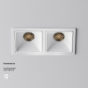 Встраиваемый светильник Maytoni Alfa Led Downlight DL043-02-10W3K-SQ-W-1