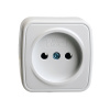 Розетка накладная 1-местная Stekker Basic PST10-501-20 50074