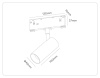 Трековый магнитный светильник Ambrella Light Track System GL2305