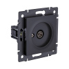 Розетка TV (папа), черный матовый Kollinger REA-007BM для Aspekt, Eleganz, Reflex