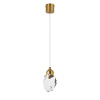 Подвесной светильник Indigo Cristallo 12053/1P Brass V000132L