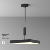 Потолочный светильник Maytoni Zon C032CL-90W3K-SQ-B