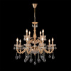 Подвесная люстра Crystal Lux ELIZABETH SP8+4 BRASS