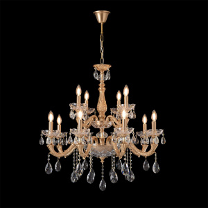 Подвесная люстра Crystal Lux ELIZABETH SP8+4 BRASS