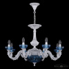 Подвесная люстра Bohemia Ivele Crystal AL79101P/8/250 WMN P Aquamarine/M-1G