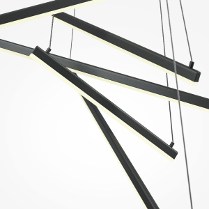 Каскадная люстра Maytoni Line MOD016PL-L96BK