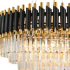 Подвесная люстра Natali Kovaltseva DARIAN 76017/12C GOLD BLACK