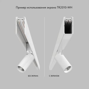 Экран для шинопровода Denkirs Smart TR2010-WH