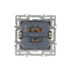 Механизм выключателя двухклавишный непроходной Arlight SWT-MK02-PL-WH (250V, 16A) 043724