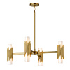 Подвесная люстра Elstead Lighting MARVELE8-AB-OPAL