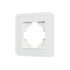 Рамка стеклянная на 1 пост Arlight FRM-OMALI-SFGS-1-WH 049675