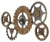 Настенные часы Howard Miller Cogwheel iii 625-727