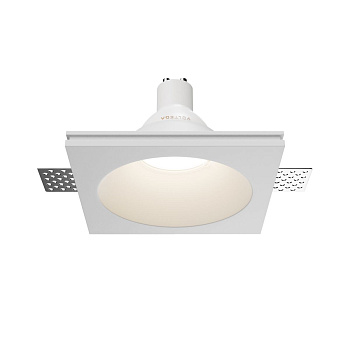 Встраиваемый светильник Maytoni Technical Gyps Modern DL129-GU10-01-W