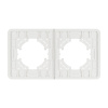 Рамка на 2 поста алюминиевая Arlight FRM-AKIRY-AL-2-SR 049724