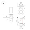 Встраиваемый спот Arlight SP-NUANCE-TRIMLESS-PULL-R35-7W Warm3000 049910