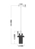Подвесной светильник Arte Lamp Adagio A2791SP-1SM