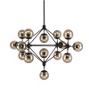 Люстра на штанге Delight Collection Modo 8916P/15 black/cognac