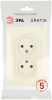 Розетка Эра Arktik 16-2107-02 без заземления двойная 2X2P 16А-250В слоновая кость Б0071682