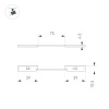 Коннектор гибкий Arlight MAG-MICROCOSM-CON-FLEX-LONG-POWER (BK) 043053