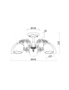 Потолочная люстра Myfar Biene MR2702-5C