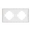 Рамка пластиковая на 2 поста Arlight FRM-TENDO-SFPL-2-WH 054649