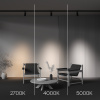 Трековый трехфазный светильник Maytoni Focus Led TR197-3-20WCCT-M-B