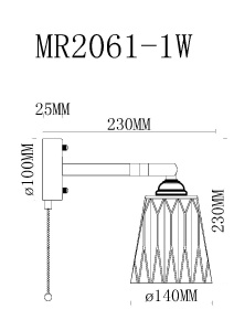 Спот MyFar Natalie MR2061-1W