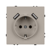 Механизм розетки Arlight с USB зарядкой SCT-NOBE-MUAA-SFPL-CA (230V, 16A) 059442