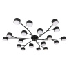 Потолочная люстра Escada Fluxen 120009/18C Black ES0000034L