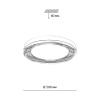 Потолочный светильник Sonex Mitra Led Infinita 7728/112L