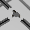 Коннектор T-образный Maytoni Accessories for tracks TRA002CT-11B