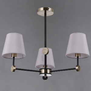 Люстра на штанге Illumico IL0394-3CSQ-24 BK AB CASTOR