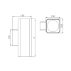 Уличный настенный светильник Fiberli SSA100 11230102