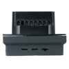 Терморегулятор Wi-Fi (механизм) Stekker Эмили RSW00-5119-05 250В 3500Вт черный уголь, soft touch 50377