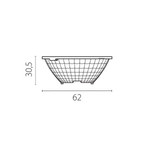 Сменная оптика 36G к 2152хх max 24W Lightstar Alta Base 215203