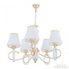 Подвесная люстра Arte Milano Florentia-2387 302387/5 Wh/Gd