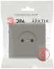 Розетка Эра Arktik 16-2106-07 без заземления 2P 16А-250В титан Б0071679