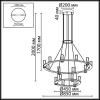 Подвесная люстра Odeon Light Hightech Defance 7144/110L