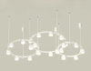 Комплект подвесного светильника Ambrella Light Techno Ring XR92082210 (A9208x3, C9241, C9236, C9231, N8477, N8461)