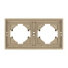 Рамка пластиковая на 2 поста Arlight FRM-TENDO-SFPL-2-GD 054647