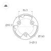 Ландшафтный светильник Arlight LGD-FRESNEL-BOLL-H1000-20W Warm3500-MIX 047687