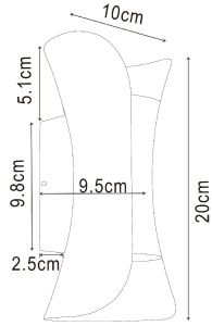 Уличный настенный светильник Arte Lamp Alba A6405AL-2BK