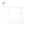 Накладной светильник Arlight SP-Quadro-S250x250-25W Day4000 034785