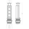 Блок розеток 105S Mebax 00-00000835