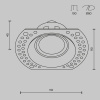 Встраиваемый светильник Maytoni Dot DL042-01-RD-B