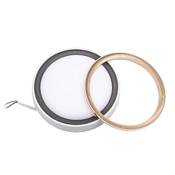 Накладной светильник Volpe ULW-Q281 24W/6500K/F20 IP65 WHITE UL-00012355