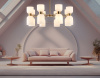 Люстра на штанге Ambrella Light High Light Heigh Light LH56095