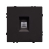 Механизм компьютерной розетки Arlight SCT-NOBE-MPC1-SFPL-BK (RJ-45, CAT6) 054305