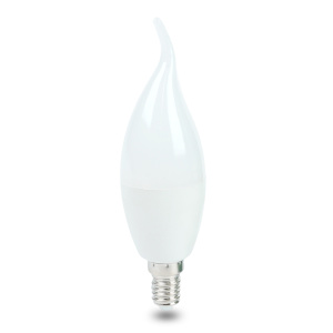Лампа светодиодная Saffit SBC3720 cвеча на ветру E14 20W 230V 6400K 55276