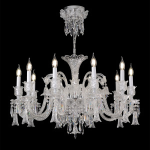 Подвесная люстра Crystal Lux VERSAILLES SP10 CHROME